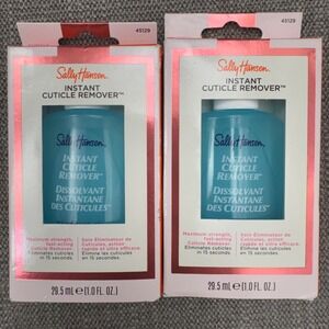 Lot of 2 Sally Hansen Instant Cuticle Remover 1.0 fl oz Maximum Strength 45129